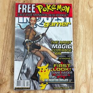 NEW sealed INQUEST MAGAZINE #53 Tomb Raider cover POKÉMON pb September 1999